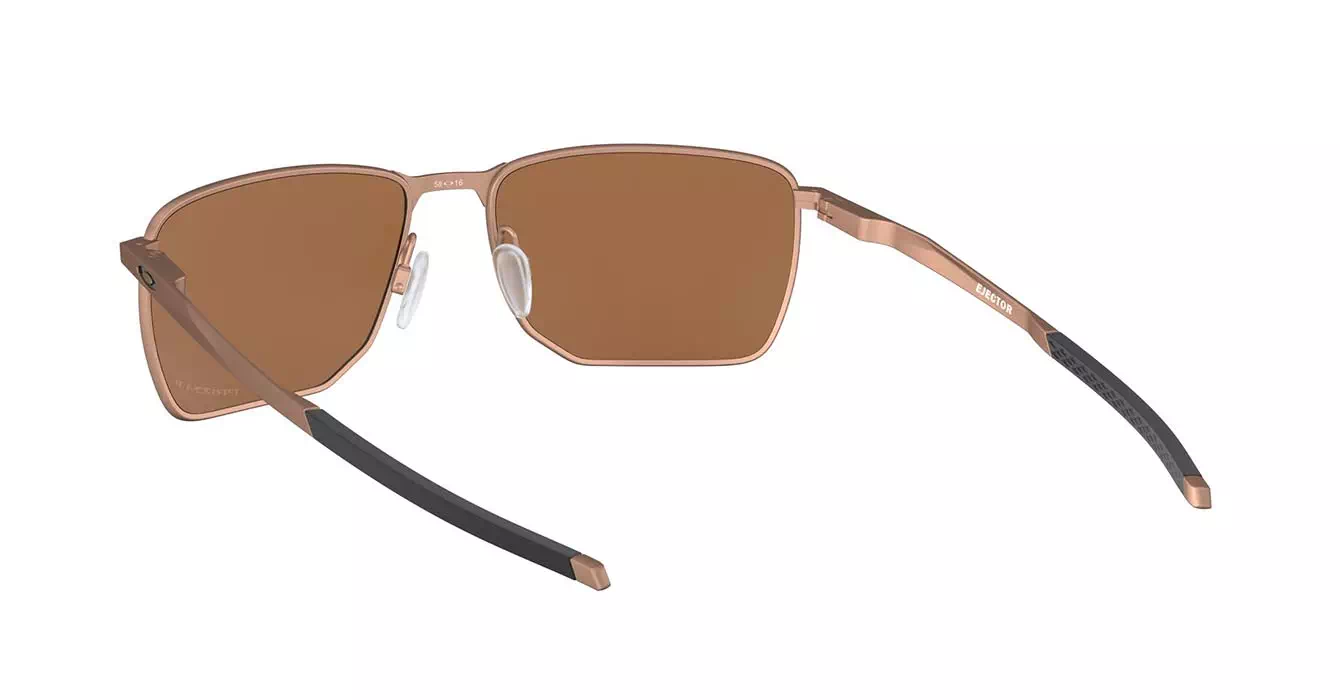 Oakley Ejector Stn Rse Gld W/ Prizm Tngstn Pol (OO4142-05) s58