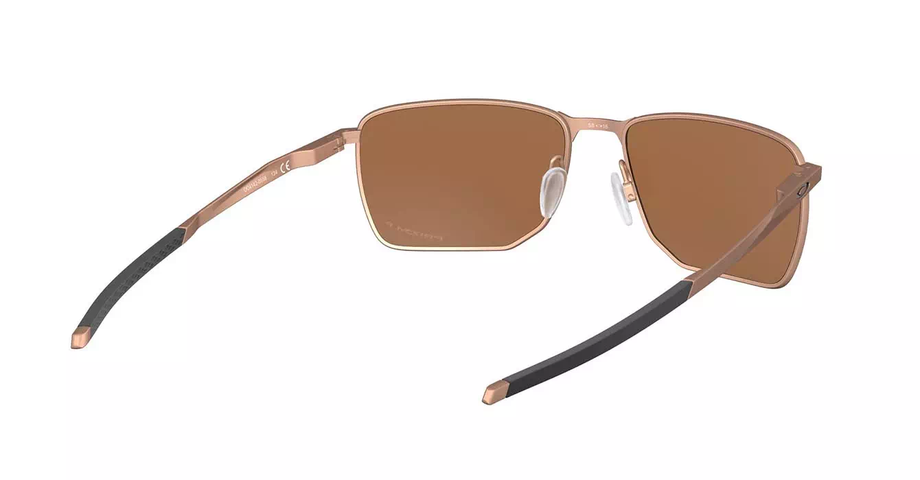 Oakley Ejector Stn Rse Gld W/ Prizm Tngstn Pol (OO4142-05) s58