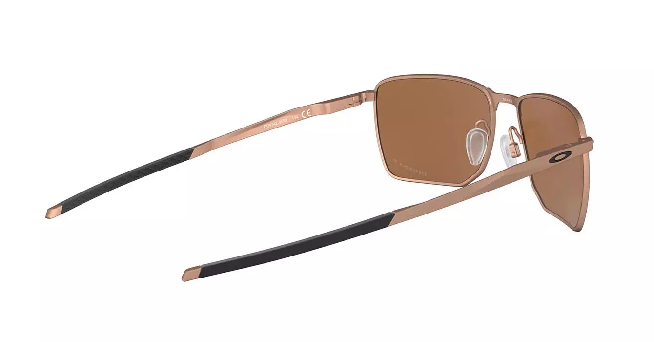 Oakley Ejector Stn Rse Gld W/ Prizm Tngstn Pol (OO4142-05) s58