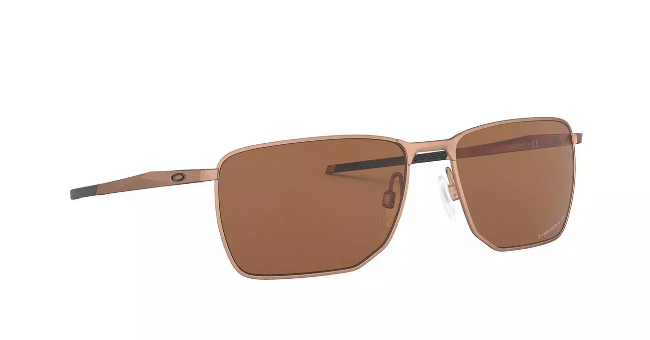 Oakley Ejector Stn Rse Gld W/ Prizm Tngstn Pol (OO4142-05) s58