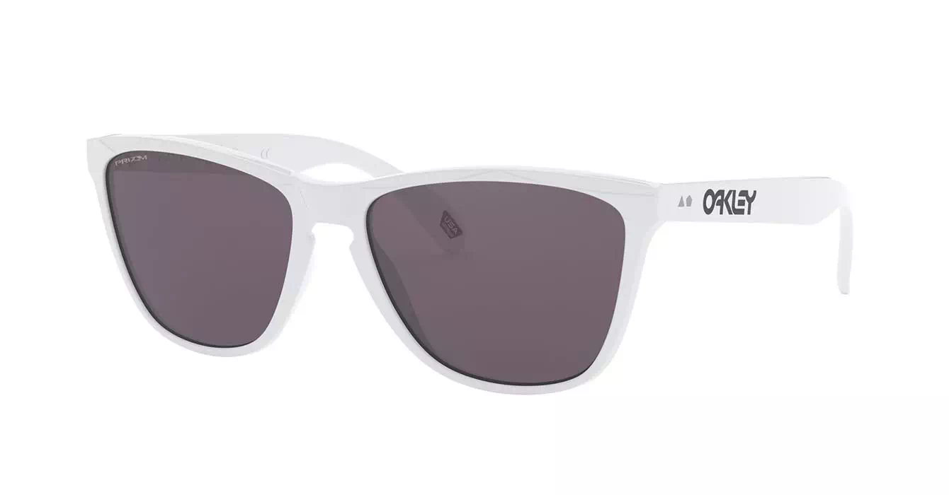 Oakley Frogskins 35th (A) Polished White W/ Prizm Grey (OO9444F-01) s57