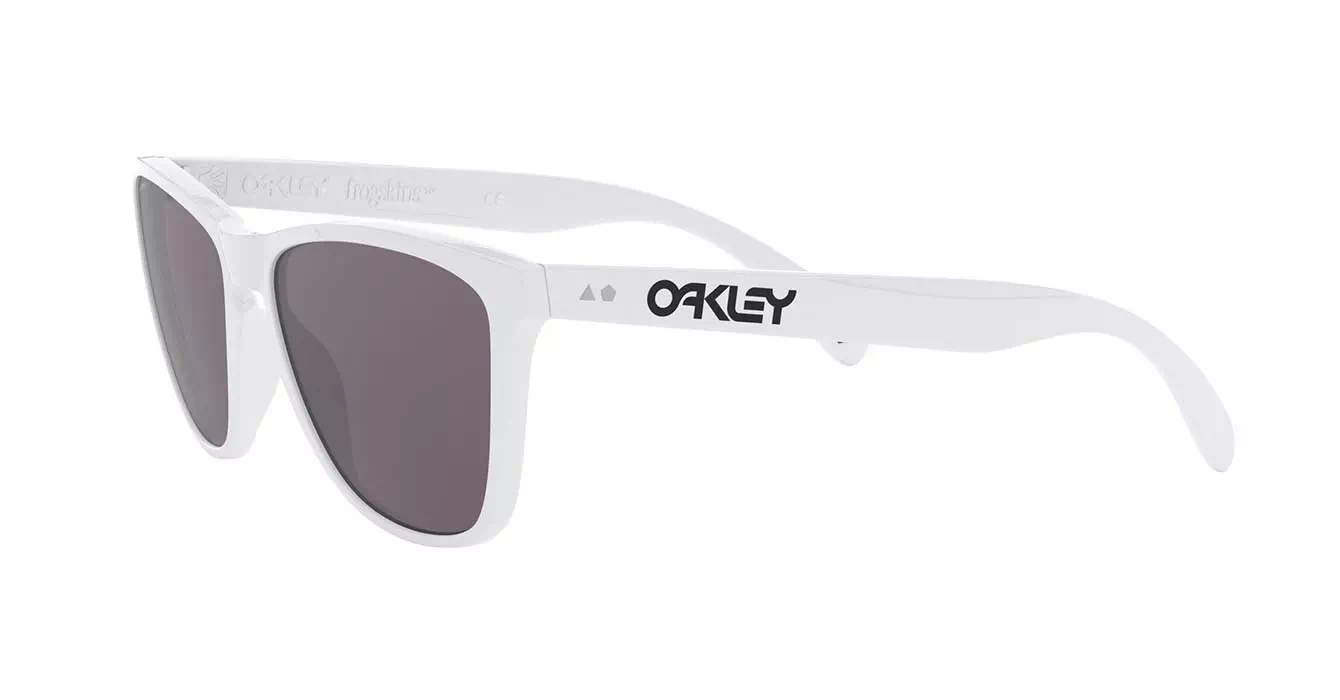 Oakley Frogskins 35th (A) Polished White W/ Prizm Grey (OO9444F-01) s57