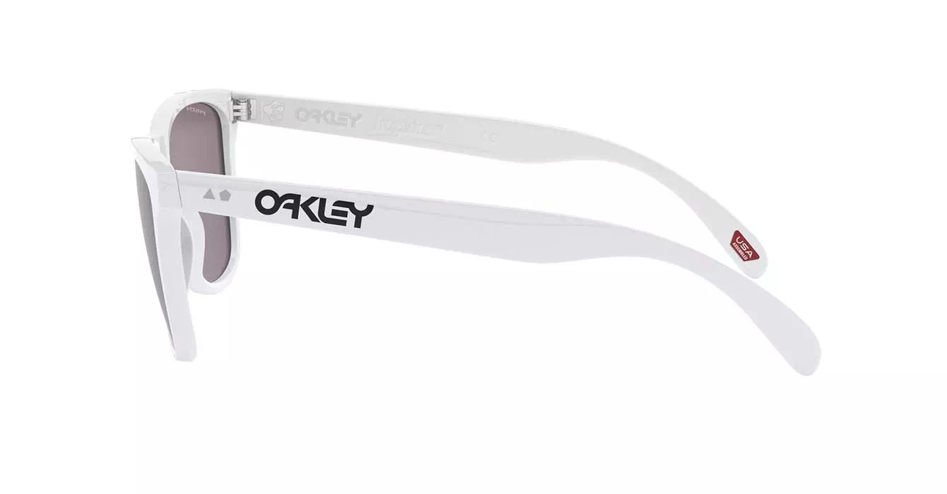 Oakley Frogskins 35th (A) Polished White W/ Prizm Grey (OO9444F-01) s57