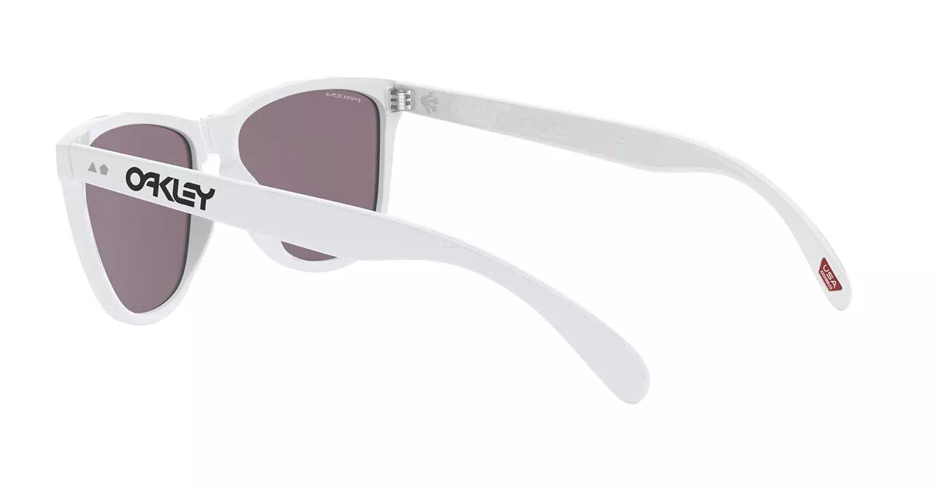 Oakley Frogskins 35th (A) Polished White W/ Prizm Grey (OO9444F-01) s57