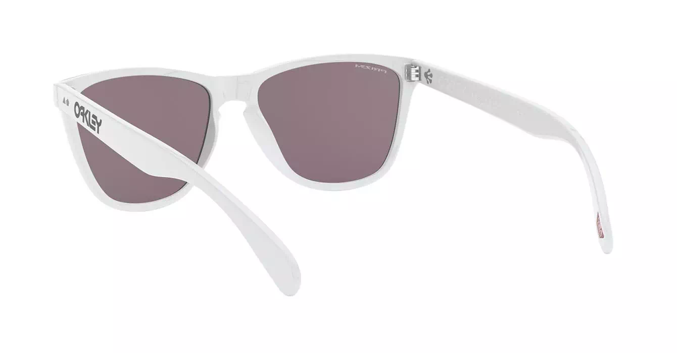 Oakley Frogskins 35th (A) Polished White W/ Prizm Grey (OO9444F-01) s57