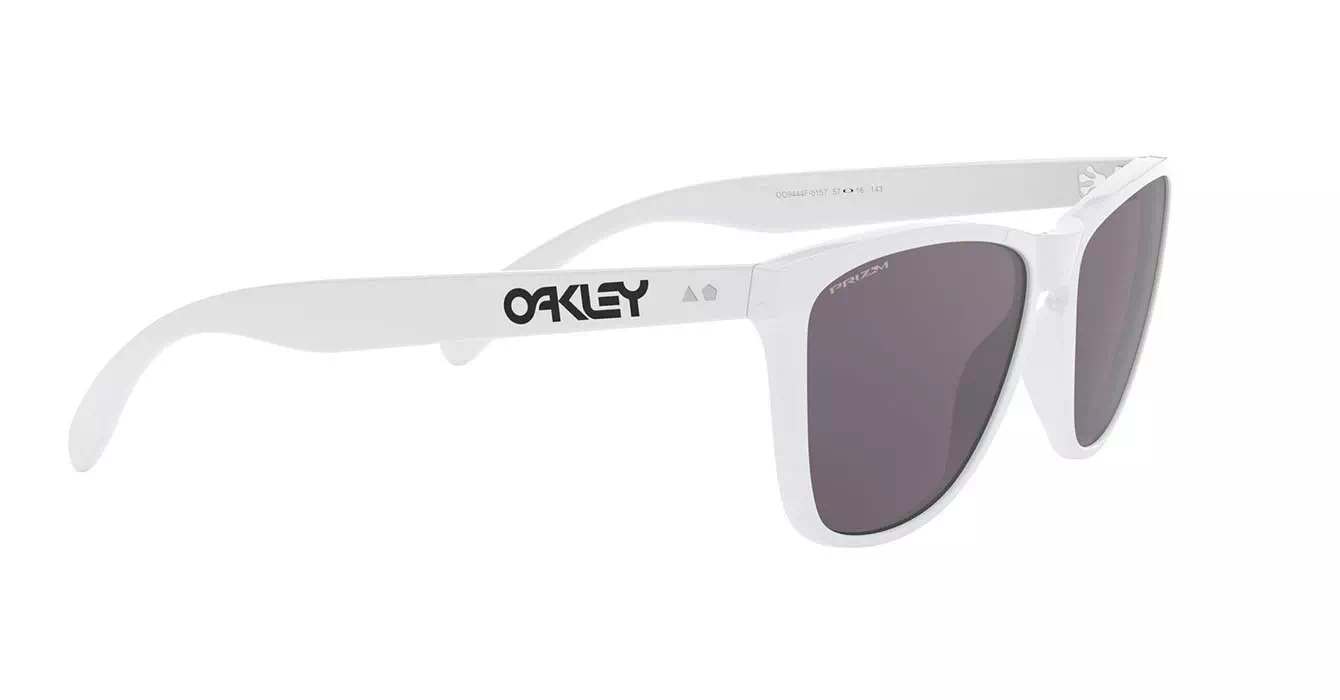 Oakley Frogskins 35th (A) Polished White W/ Prizm Grey (OO9444F-01) s57