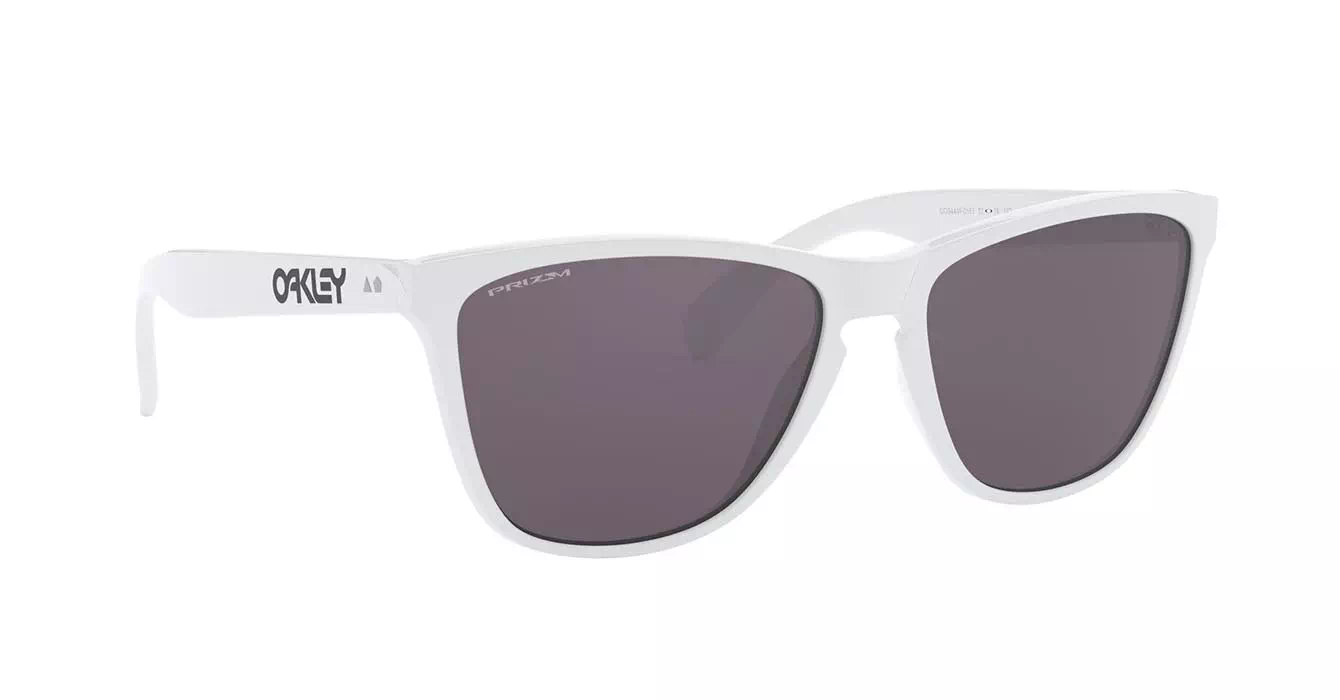 Oakley Frogskins 35th (A) Polished White W/ Prizm Grey (OO9444F-01) s57