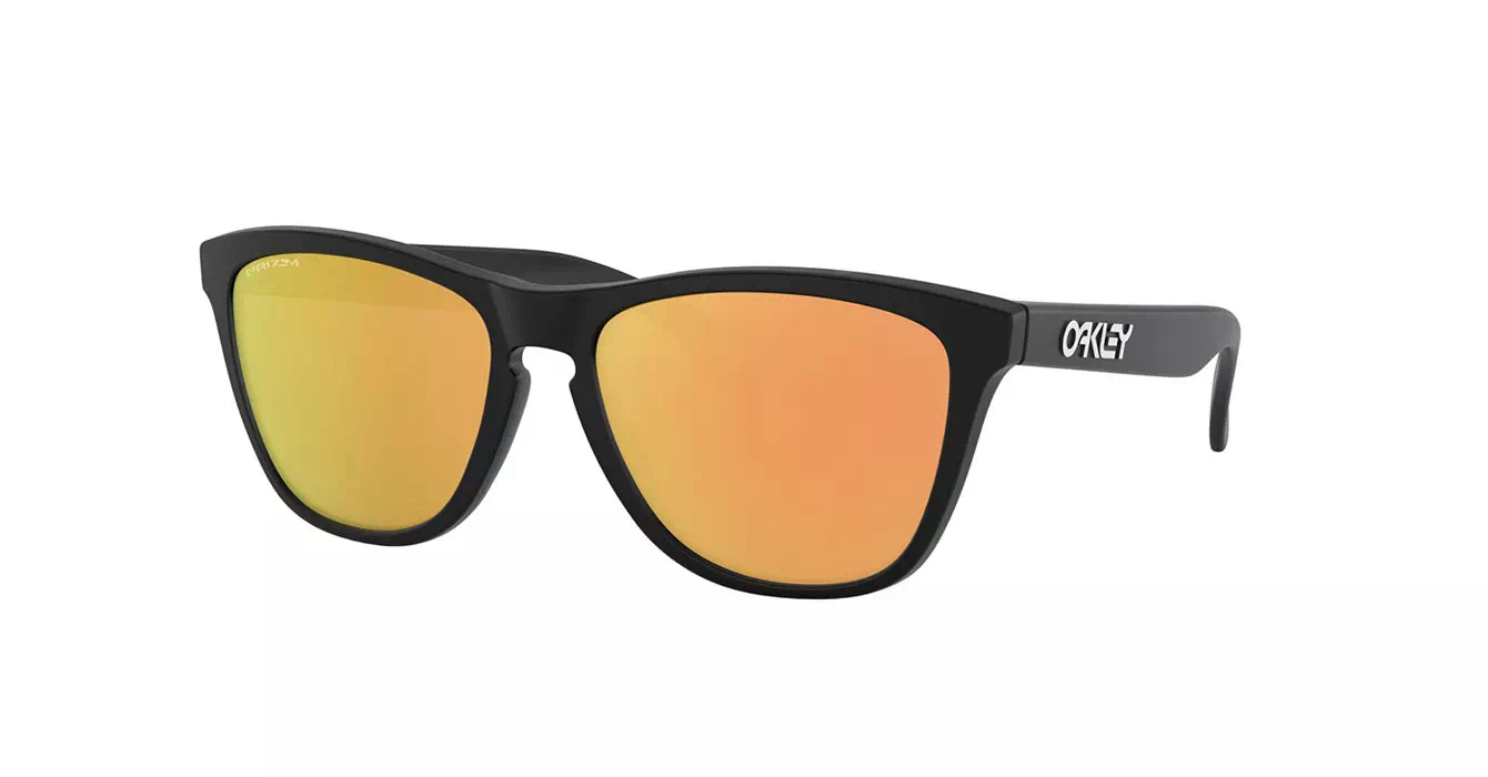 Oakley Frogskins (A) Matte Black W/ Prizm Rose Gold (OO9245-A8) s54