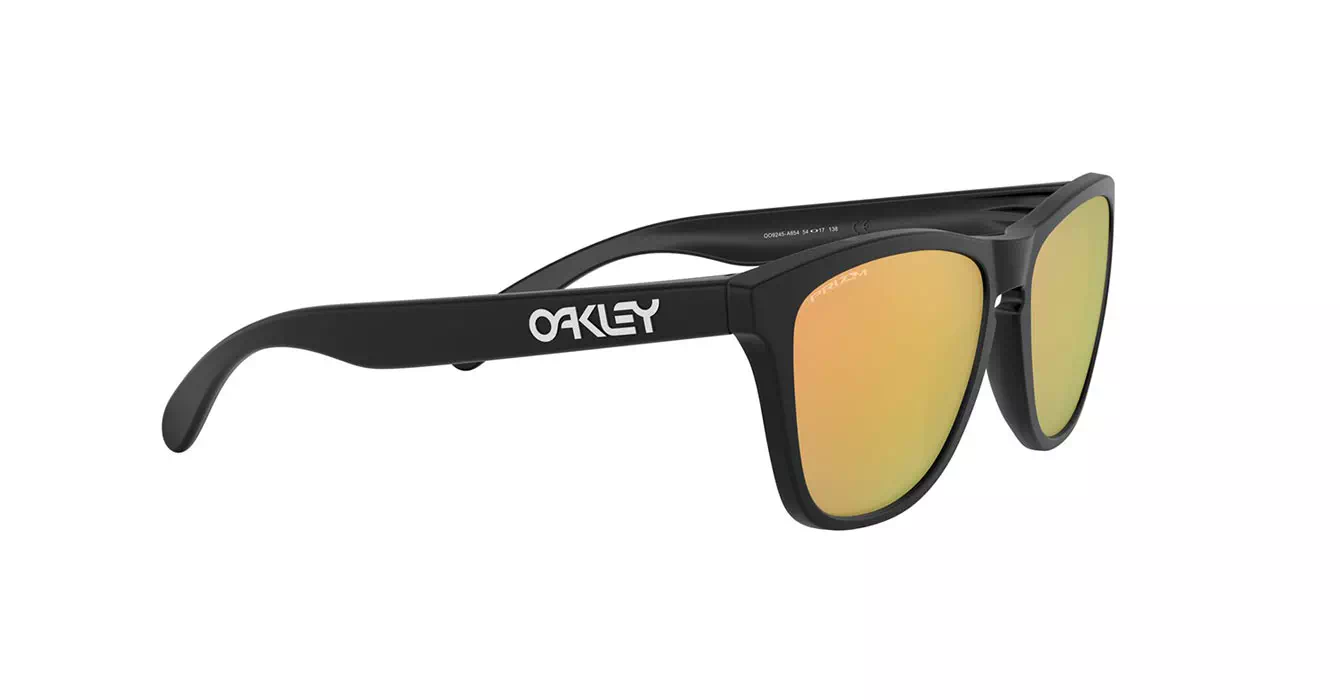 Oakley Frogskins (A) Matte Black W/ Prizm Rose Gold (OO9245-A8) s54
