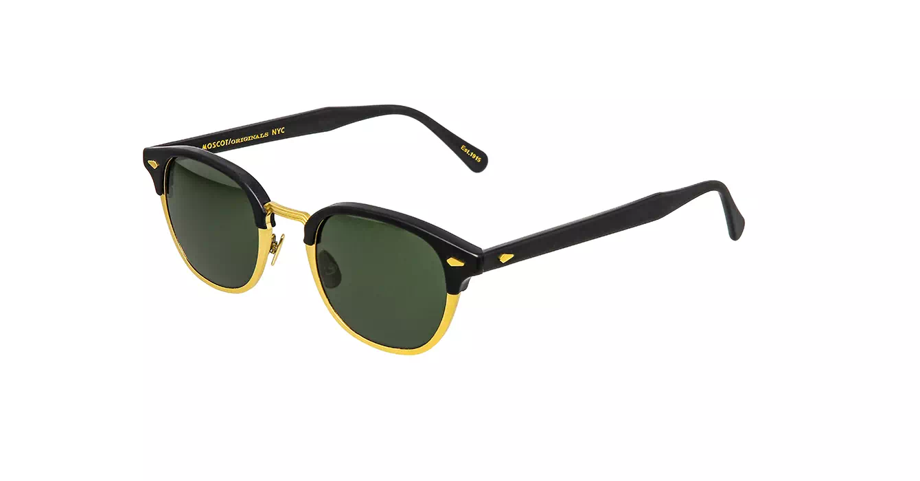 Moscot Lemtosh-Mac Sun Matte Black/Matte Gold s49
