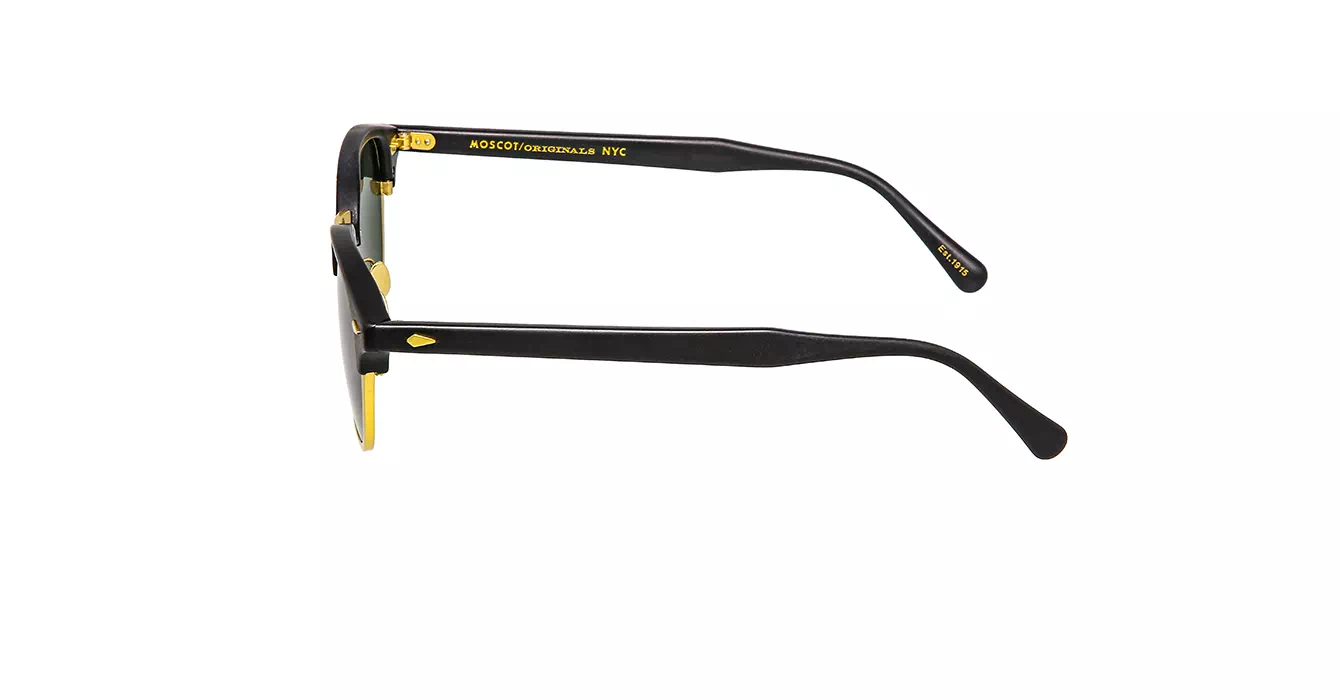 Moscot Lemtosh-Mac Sun Matte Black/Matte Gold s49
