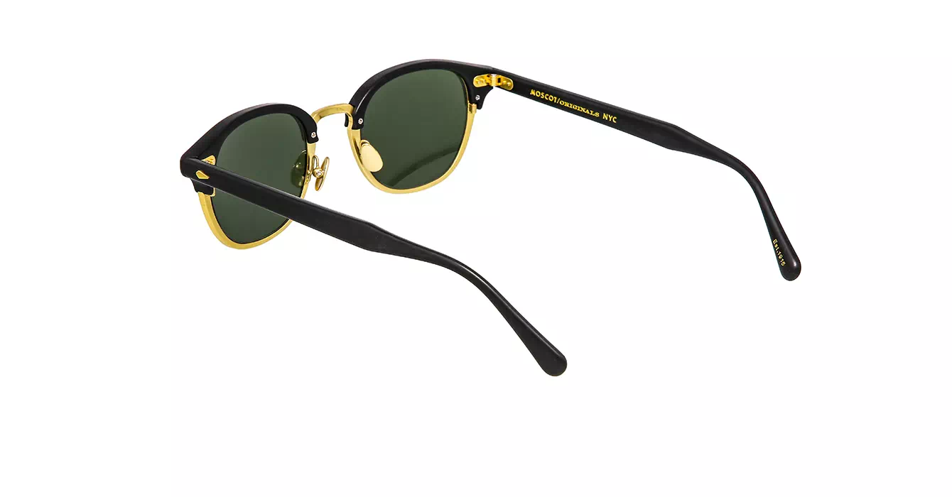 Moscot Lemtosh-Mac Sun Matte Black/Matte Gold s49
