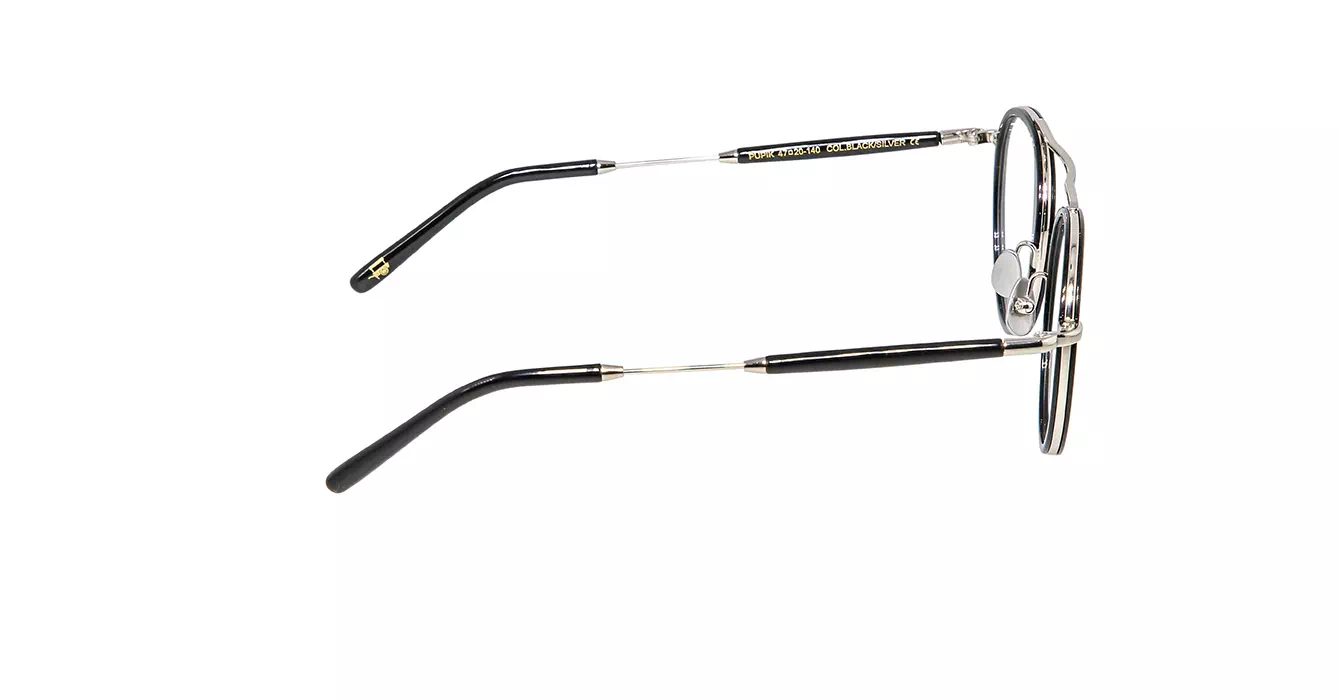 Moscot Pupik Black/Silver s47