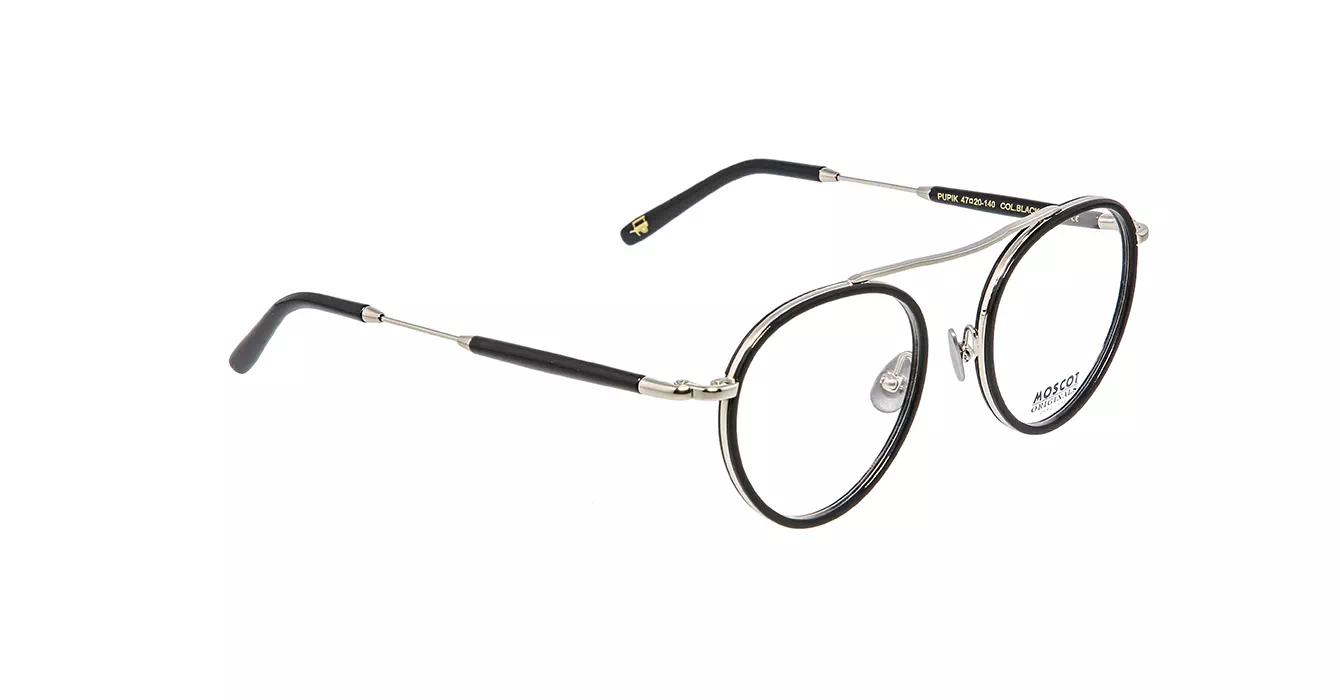 Moscot Pupik Black/Silver s47