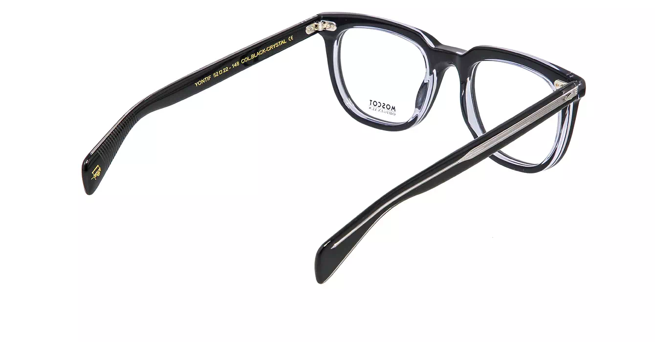 Moscot Yontif Black Crystal s52
