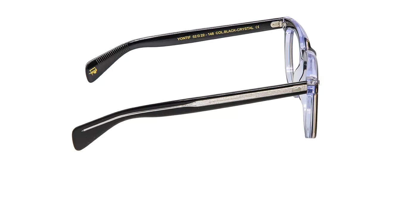Moscot Yontif Black Crystal s52