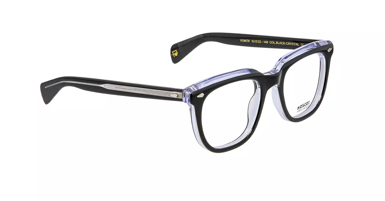 Moscot Yontif Black Crystal s52