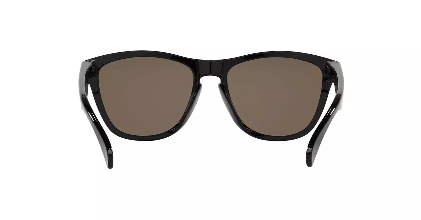 Oakley Prizm Polarized Frogskins (A) Polished Blk W/ Prizm 24K Polar (OO9245-C0) s54
