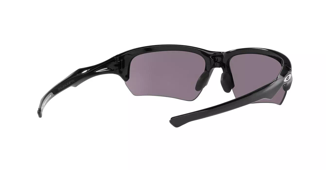 Oakley Prizm Flak Beta (A) Polished Blk W/ Prizm Grey (OO9372-13) s65