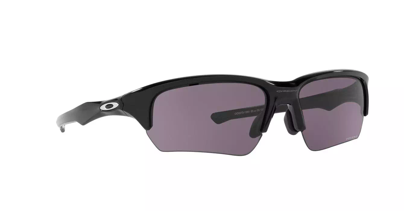 Oakley Prizm Flak Beta (A) Polished Blk W/ Prizm Grey (OO9372-13) s65