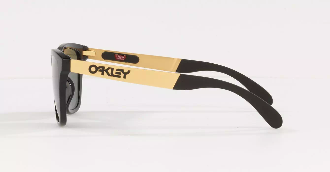 Oakley Prizm Frogskins Mix (A) Polished Blk W/ Prizm Grey (OO9428F-12) s55