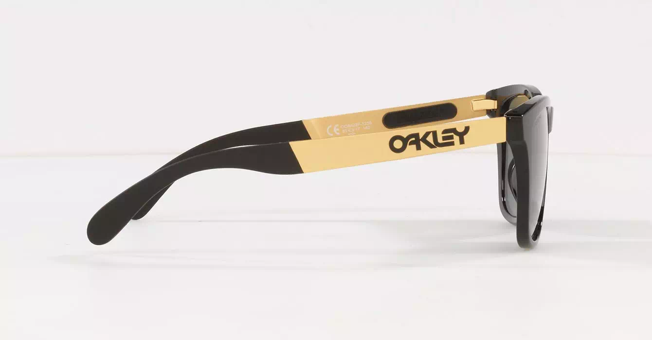 Oakley Prizm Frogskins Mix (A) Polished Blk W/ Prizm Grey (OO9428F-12) s55