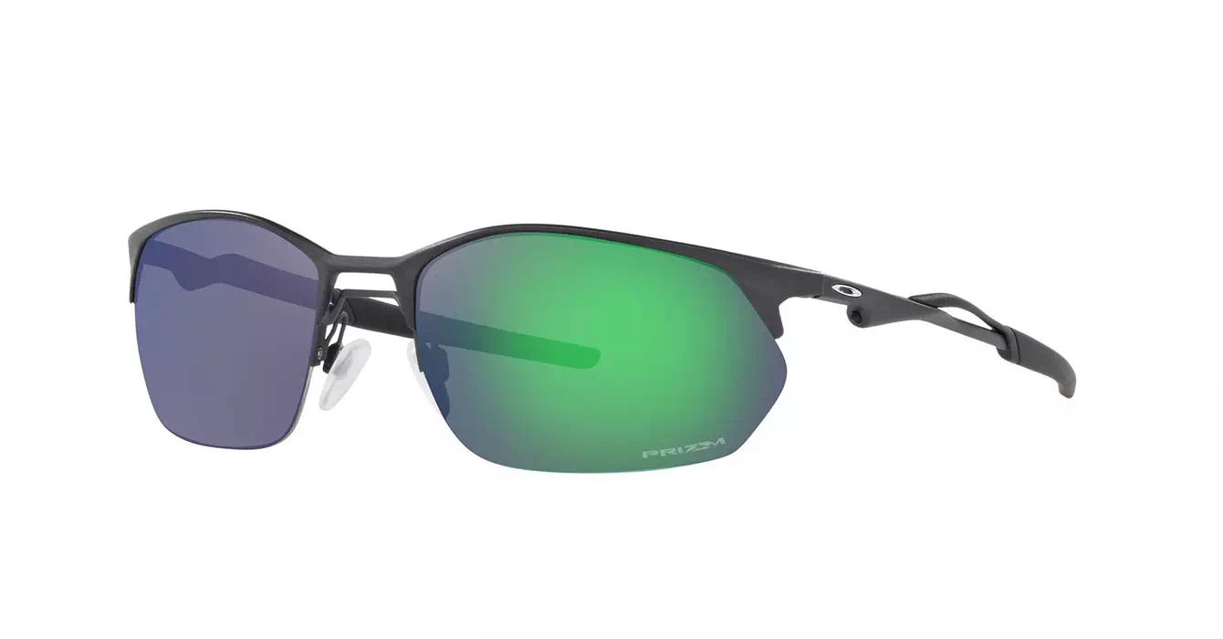 Oakley Wire Tap 2.0 Satin Lt Stl W/ Prizm Jade (OO4145-03) s60