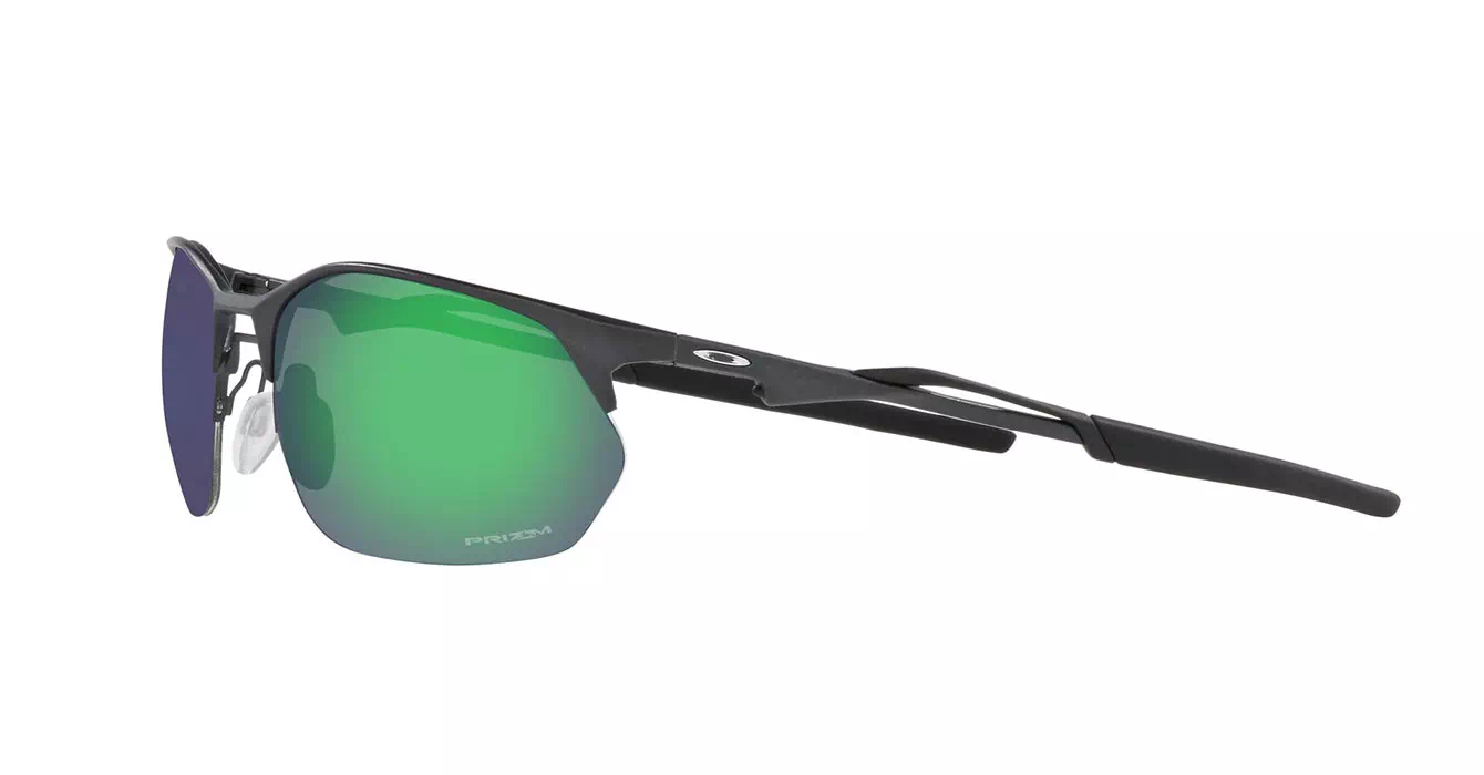 Oakley Wire Tap 2.0 Satin Lt Stl W/ Prizm Jade (OO4145-03) s60