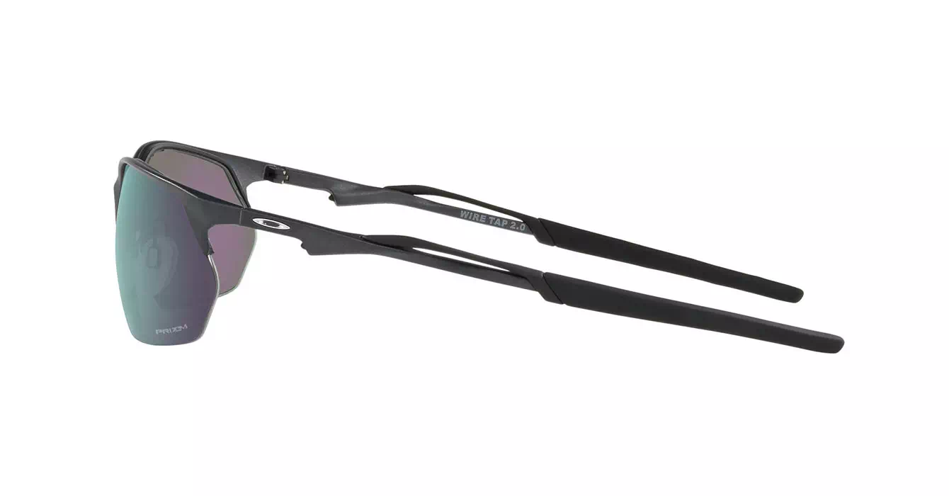 Oakley Wire Tap 2.0 Satin Lt Stl W/ Prizm Jade (OO4145-03) s60