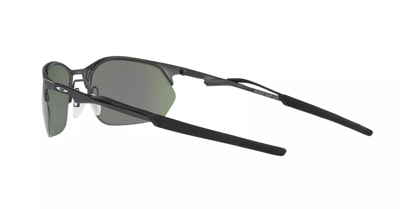 Oakley Wire Tap 2.0 Satin Lt Stl W/ Prizm Jade (OO4145-03) s60