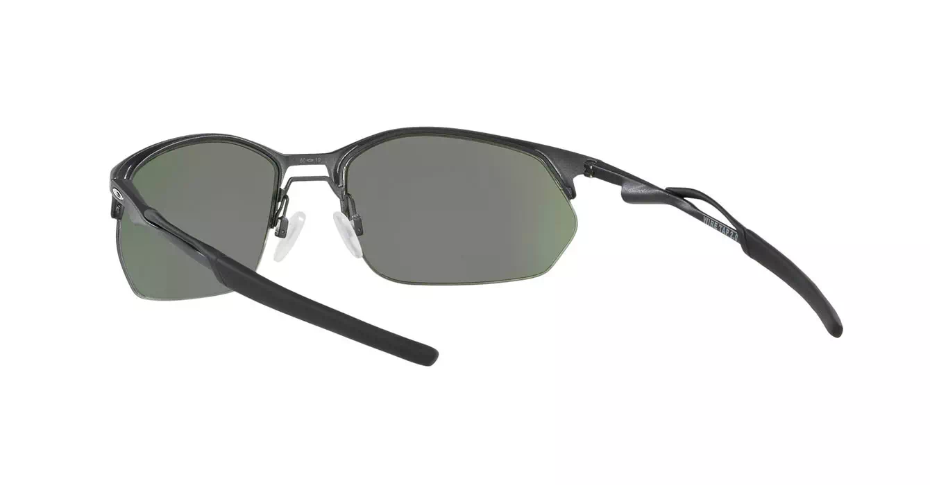 Oakley Wire Tap 2.0 Satin Lt Stl W/ Prizm Jade (OO4145-03) s60