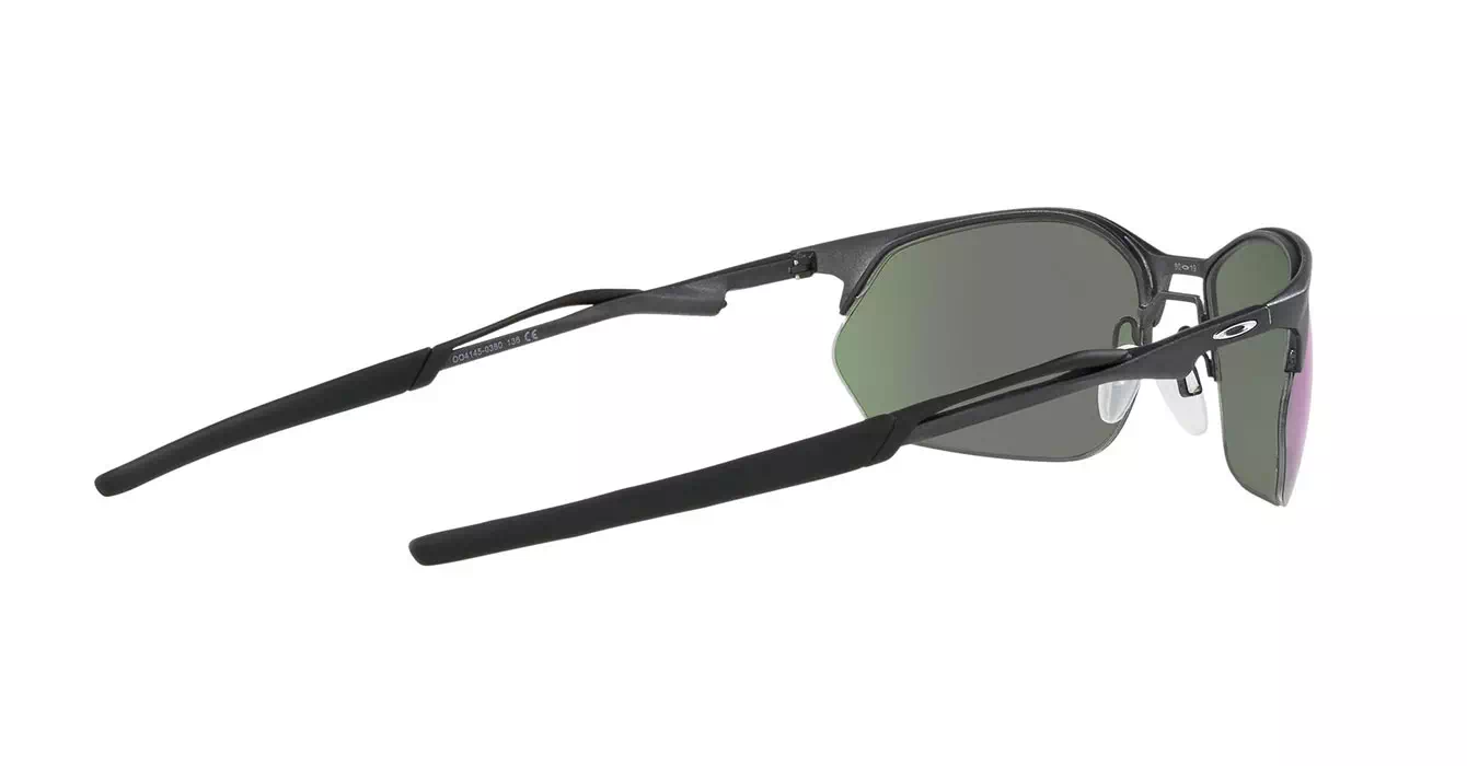 Oakley Wire Tap 2.0 Satin Lt Stl W/ Prizm Jade (OO4145-03) s60