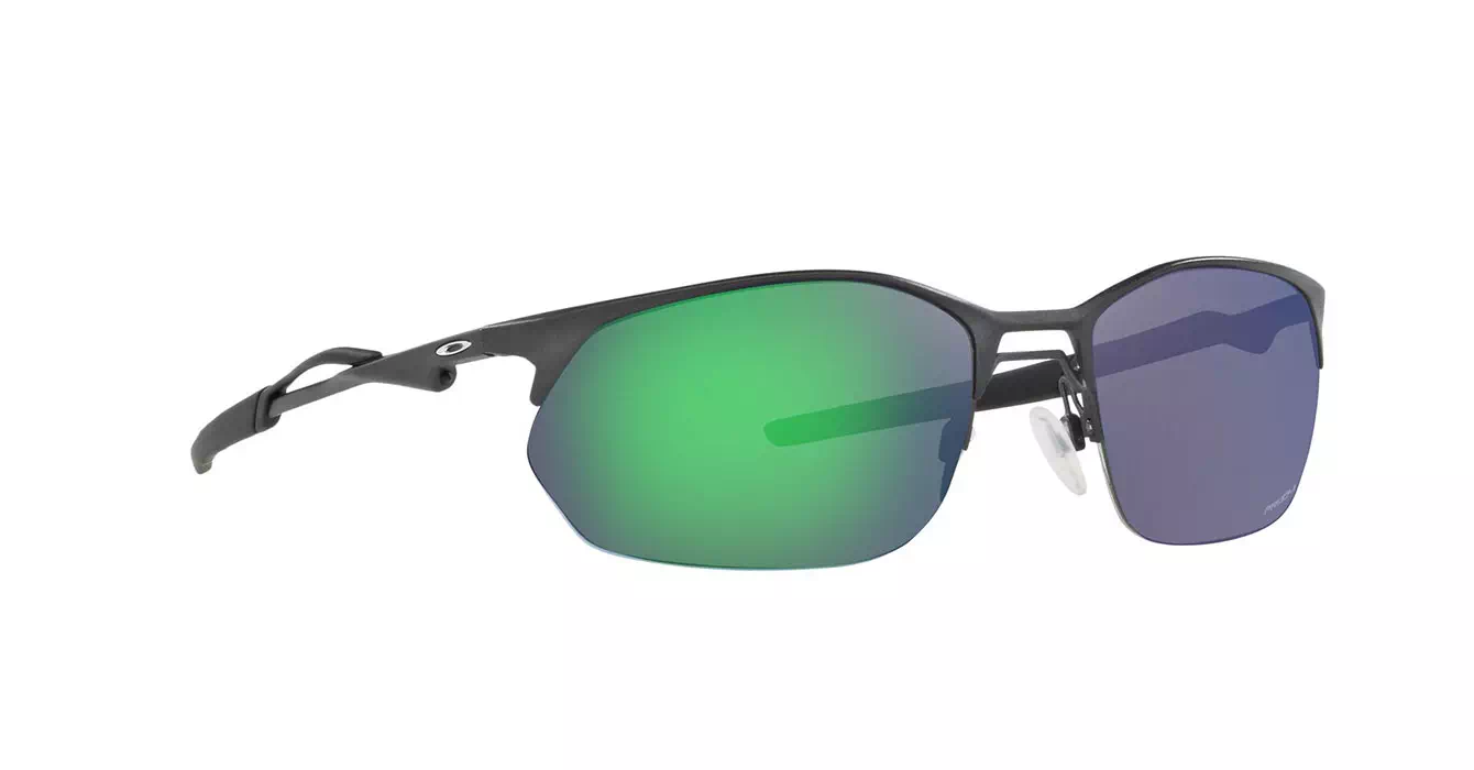 Oakley Wire Tap 2.0 Satin Lt Stl W/ Prizm Jade (OO4145-03) s60