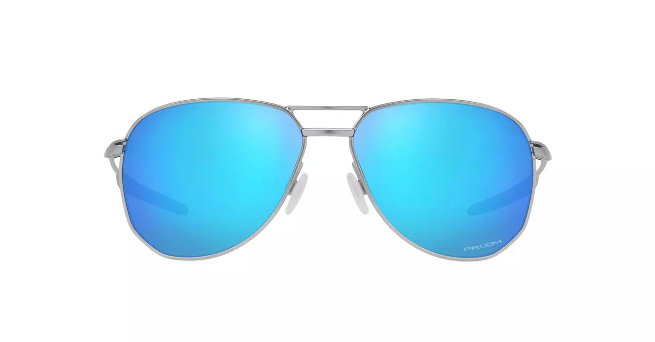 Oakley Contrail Satin Chrome W/ Prizm Sapphire (OO4147-03) s57