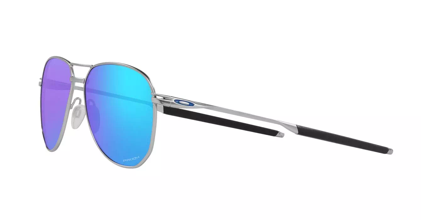 Oakley Contrail Satin Chrome W/ Prizm Sapphire (OO4147-03) s57