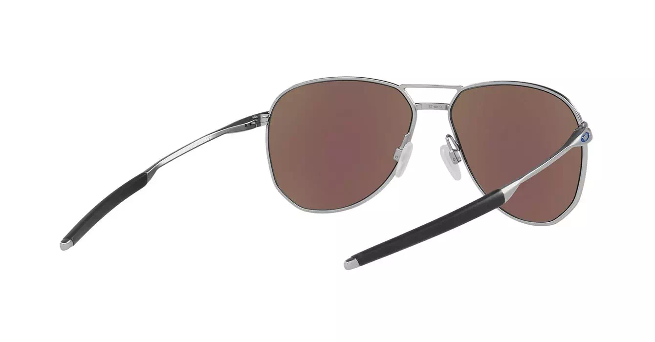 Oakley Contrail Satin Chrome W/ Prizm Sapphire (OO4147-03) s57