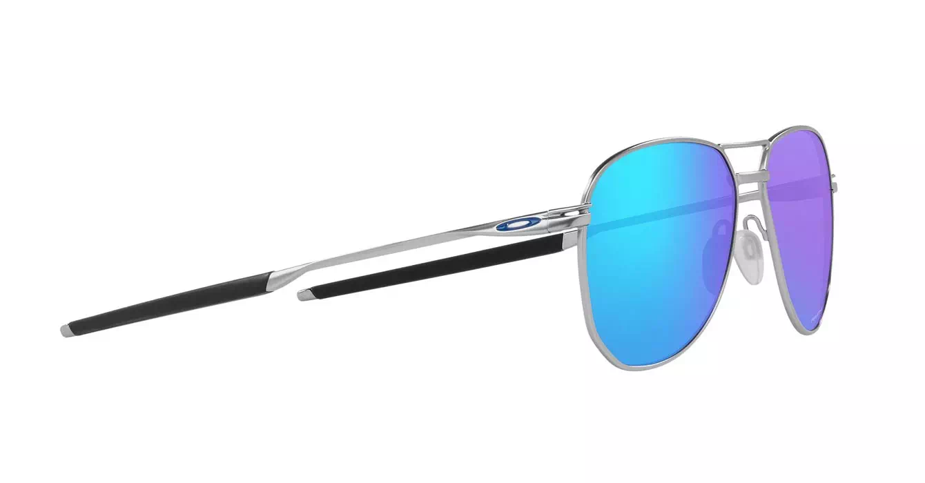 Oakley Contrail Satin Chrome W/ Prizm Sapphire (OO4147-03) s57