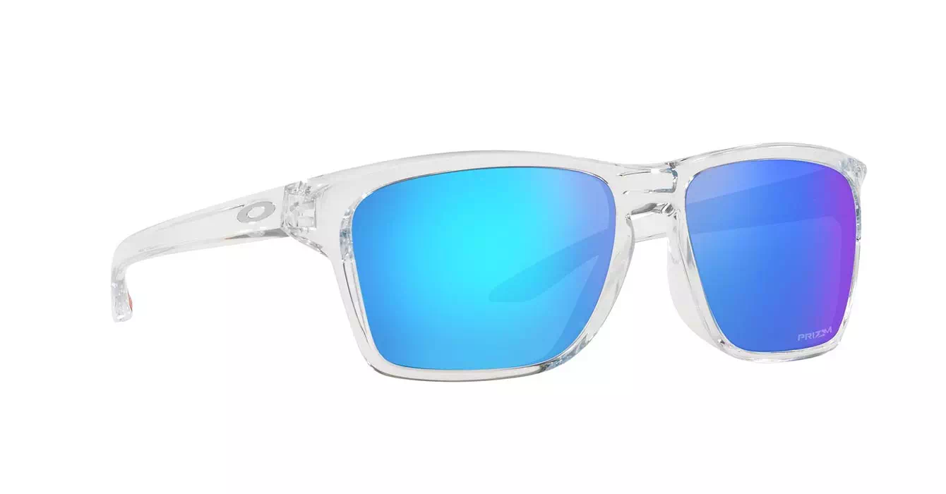 Oakley Prizm Sylas (A) Polished Clear W/ Prizm Sapphire (OO9448F-08) s58