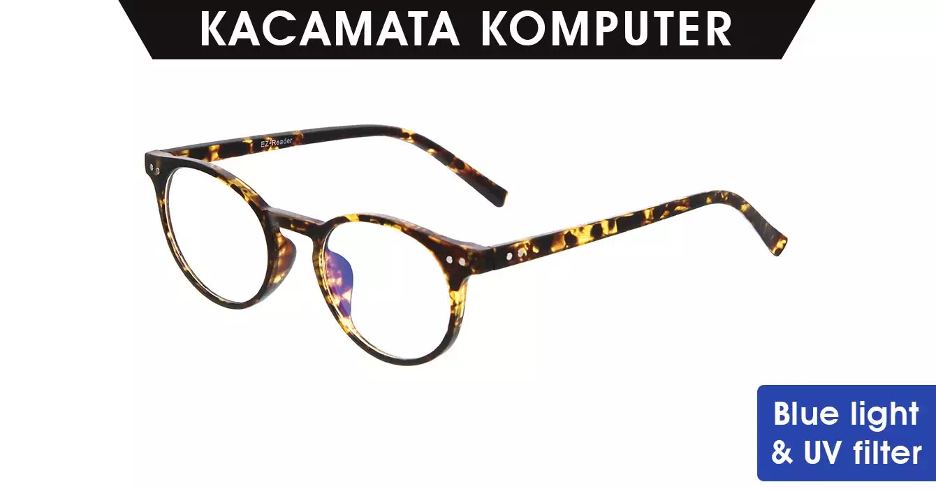 Kacamata Komputer EZ-Reader Devon Tortoise s48