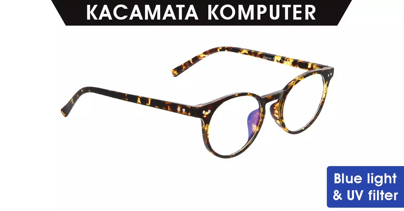 Kacamata Komputer EZ-Reader Devon Tortoise s48