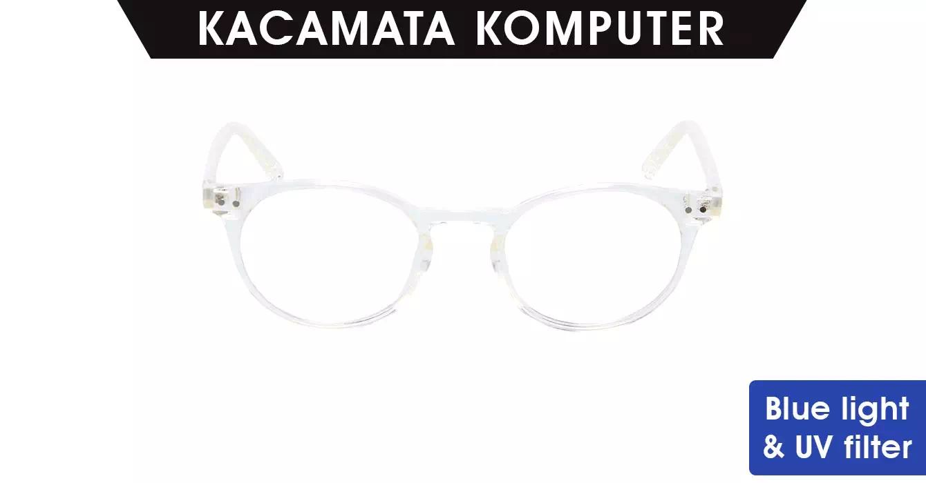 Kacamata Komputer EZ-Reader Devon Transparan s48