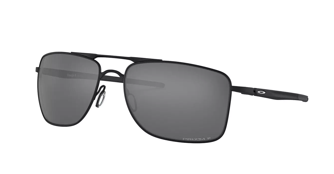 Oakley Gauge 8 Matte Black W/ Prizm Black Polarized (OO4124-02) s62