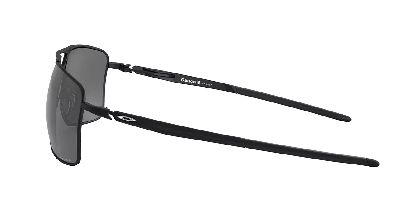 Oakley Gauge 8 Matte Black W/ Prizm Black Polarized (OO4124-02) s62
