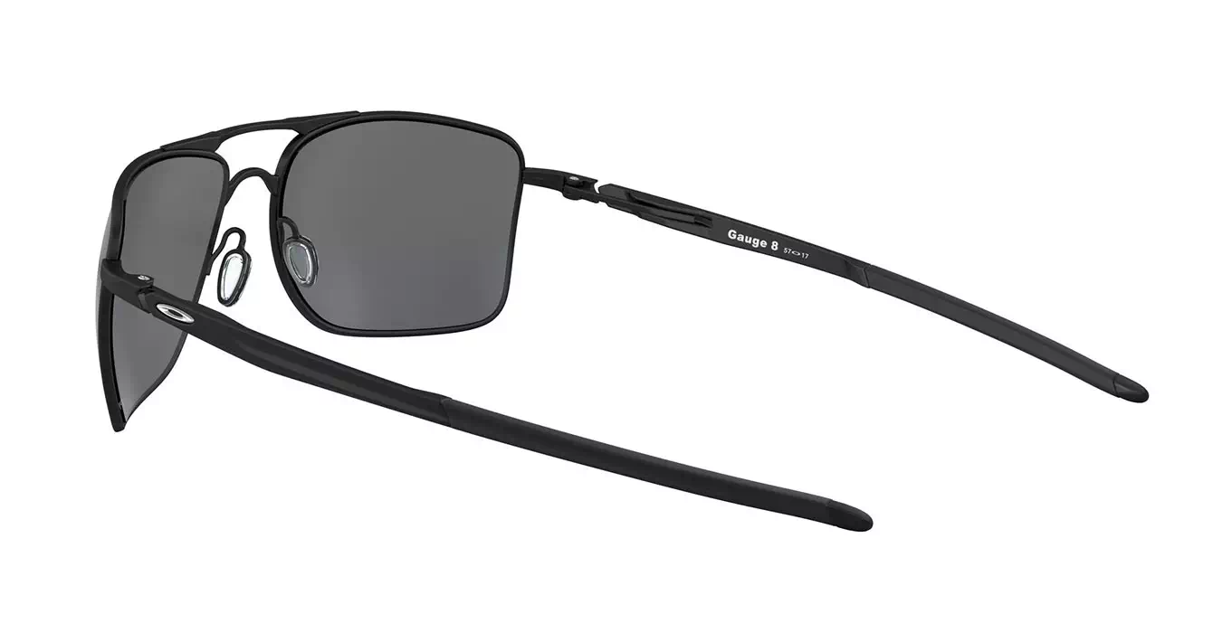 Oakley Gauge 8 Matte Black W/ Prizm Black Polarized (OO4124-02) s62