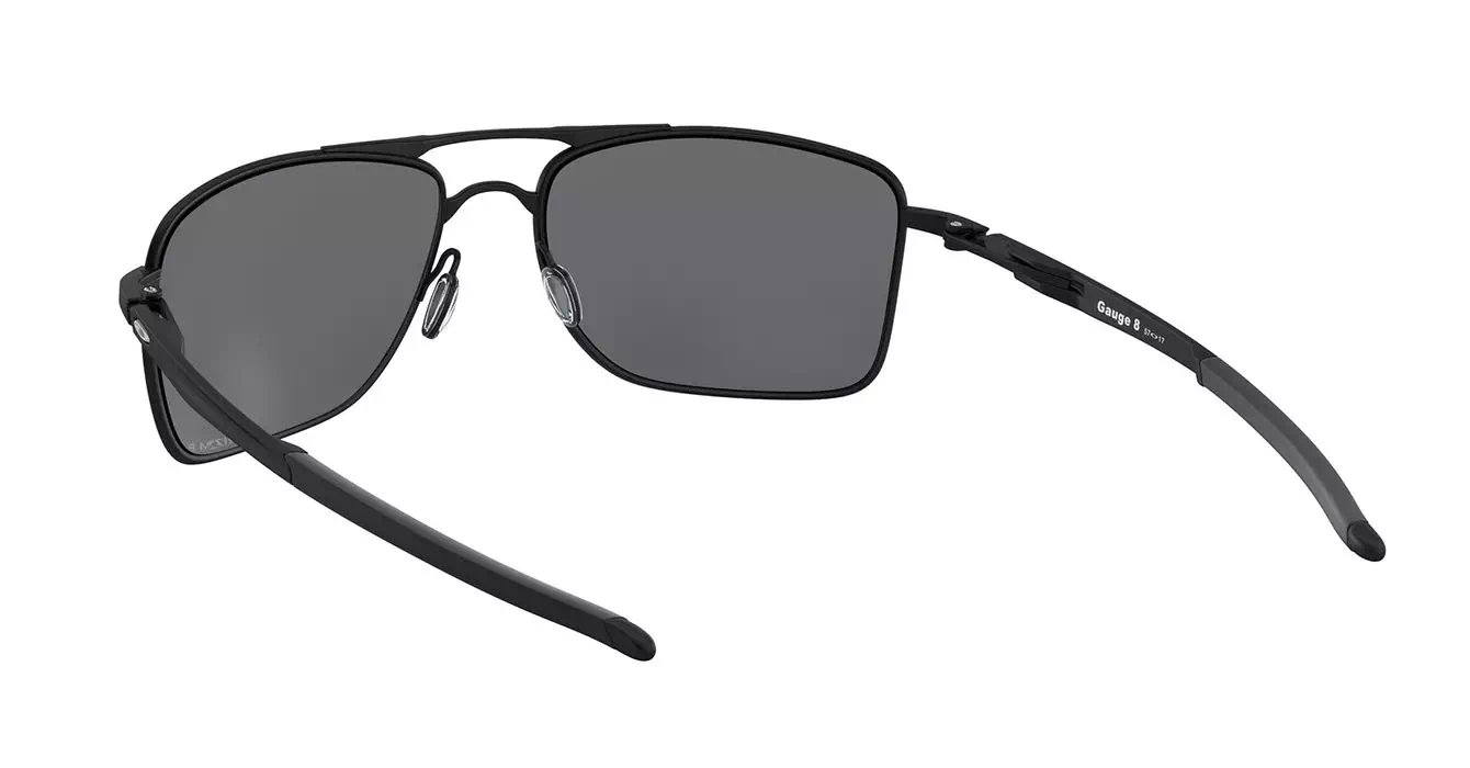 Oakley Gauge 8 Matte Black W/ Prizm Black Polarized (OO4124-02) s62