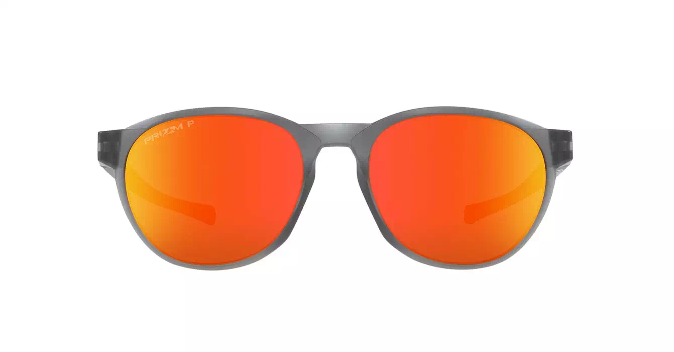 Oakley Reedmace (A) Matte Grey Smoke W/ Prizm Ruby Polar (OO9126F-04) s54