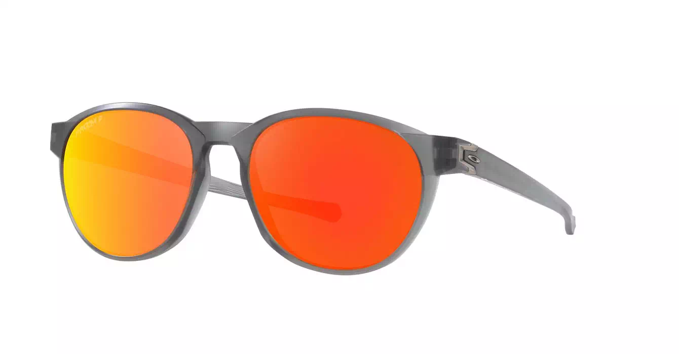 Oakley Reedmace (A) Matte Grey Smoke W/ Prizm Ruby Polar (OO9126F-04) s54