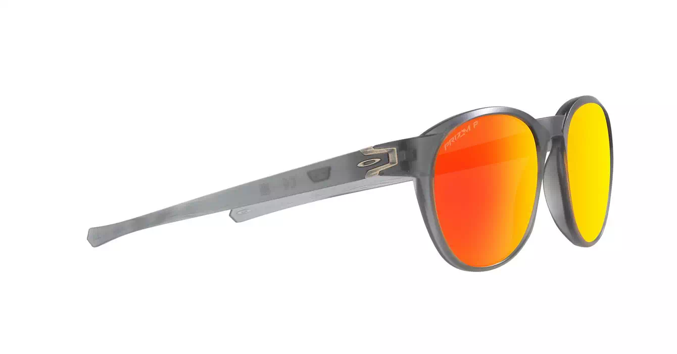 Oakley Reedmace (A) Matte Grey Smoke W/ Prizm Ruby Polar (OO9126F-04) s54