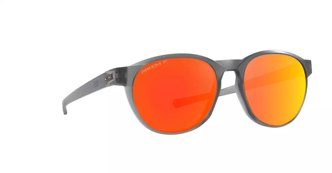 Oakley Reedmace (A) Matte Grey Smoke W/ Prizm Ruby Polar (OO9126F-04) s54