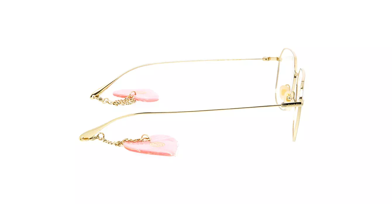 Gucci GG1032O 001 s54 + Pink Heart Acc